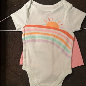 Jumping Beans Baby Rainbow Bodysuit & Shorts Set | 6 Months | Pink